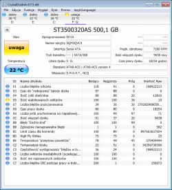 Seagate Barracuda 7200.11 1000Gbytes nie odpowiada - Odzyskiwanie danych z dysku