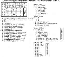 BLAUPUNKT BP5387 - Pobiera z akumulatora 0,7A przy wyjętym kluczyku