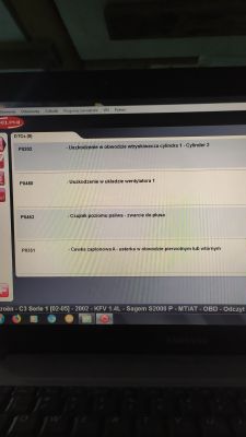 Citroen C3 1.4i brak prądu na pompę paliwa i brak iskry