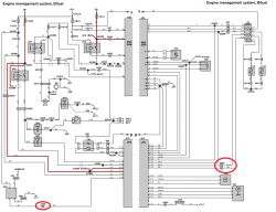 Volvo V40 2.0T B4204T3 2003r - Wysterowanie kontrolki LPG na poliftowym liczniku