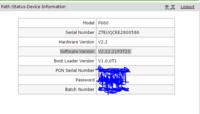 ZTE ZXHN F660 - Unknown password and name in the configuration panel