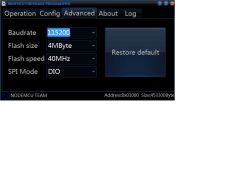 Software upload addresses and ESP8266 esp-12 E unresponsive on AT