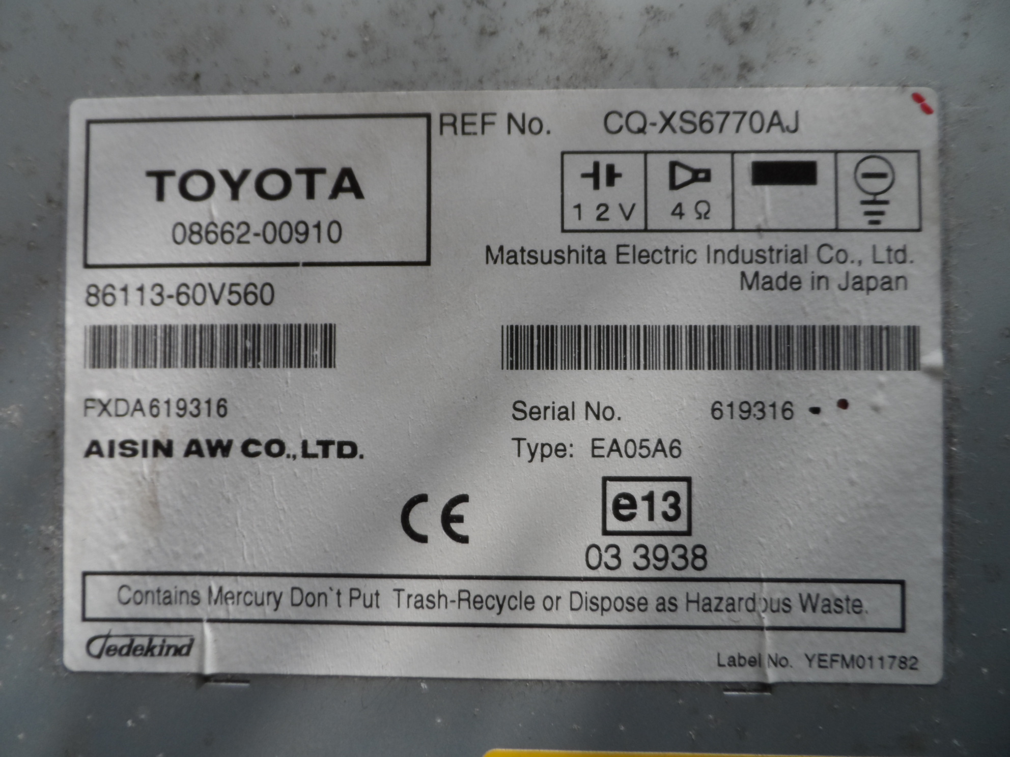 Nawigacja Toyota Corolla schemat podłączenia elektroda.pl
