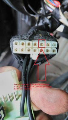 Alarm FALCON ciągle pika po wymianie akumulatora w Lybra 1.9 JTD