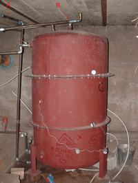 Custom 6mm Sheet Metal Buffer Heat Accumulator for 30KW Wood-Fired Boiler in Basement