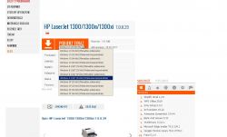 Drukarka HP LaserJed 1300 brak komunikacji, sterownika