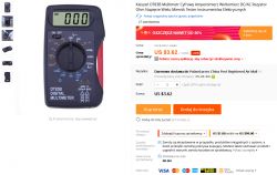 Bardzo tani Mini Multimetr DT83B - Test / Recenzja / Opis Bardzo tani Mini Multimetr DT83B - Test / Recenzja / Opis