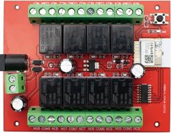 Smart controller board with eight relays