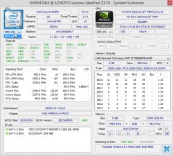 Lenovo Z510 - Dziwne, obniżone, zarządzanie podzespołami - głownie procesor