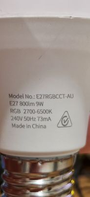 Disassembly and Flashing Openbeken on Freshin E27 A60 RGBW WiFi Light Bulb [BK7231T, WB2L, SM2135]