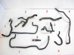 Różne przewody układu chłodzącego do Forda Transita 2.0 TDDI z 2001 roku, część oznaczona numerem 8.
