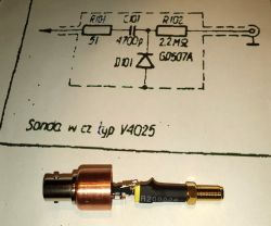 Samoróbka - sonda typ V4025 Samoróbka - sonda typ V4025