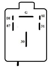 Hyundai ix35 2.0 CRDI 184KM brak grzania świec żarowych: schemat sterownika 36830-2F100