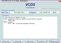 Audi A4 2.0 FSI 2003r AWA - Wypadanie zapłonów na pierwszym cylindrze