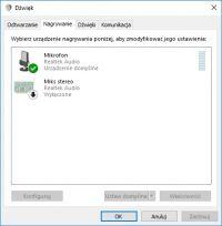 Jak podłączyć kamerę Samsung VP-D19 do laptopa DELL przez AV USB Grabber? Brak dźwięku.