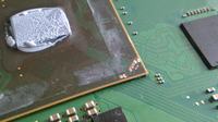 PS3 slim 120GB - Uszkodzenie CPU po zdjęciu IHS, konsola nie włącza się