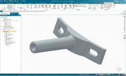 Print-experiment - repairing a workshop light, replacing a metal component