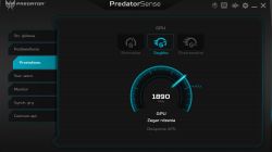 Laptop Predator Helios 300 a temperatura podczas grania