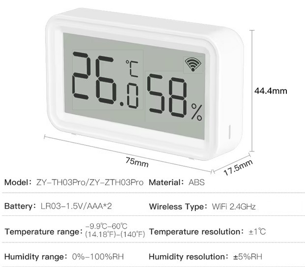 TH03 Pro Temperature Humidity Sensor Compatibility with OpenBeken ...