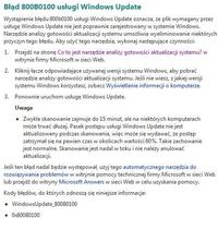 Błąd Windows Update - Błąd 800B0100 - nie instaluje aktualizacji Błąd Windows Update - Błąd 800B0100 - nie instaluje aktualizacji