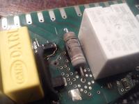 Zmywarka/Siemens/SN66T096EU32 - Popalone ścieżki/elementy na module