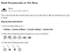 Xbox 360 - Nie pamiętam kodu do kontroli rodzicielskiej