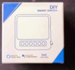 DIY Smart Switch Box DIY Smart Switch box with Amazon Alexa, Google Assistant, and Tmall Genie logos.