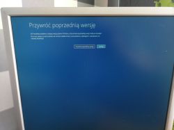 Problem po aktualizacji systemu - Windows 10 rollback