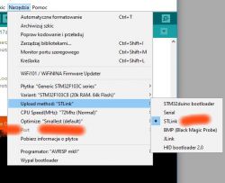 arduino na STM32 z STLINK V2 - brak portu COM arduino na STM32 z STLINK V2 - brak portu COM