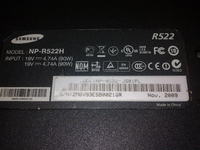 Samsung R522 - Nie działa, świecą się kontrolki.