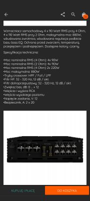 Jaki wzmacniacz do skrzyni basowej RMS 400W TS-A30S4