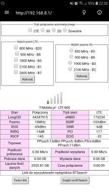Wybór anteny kierunkowej LTE do Huawei B525s (T-Mobile Domowy) Szczecin