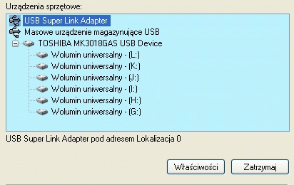 Adapter USB -IDE i dysk twardy czy działa tak jak pendrive ?