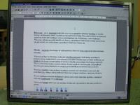 Monitor Dell -jasny pas i czrne poziome linie( brak -modelu)