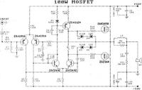 Wzmacniacz mocy 100W na tranzystorach MOSFET. Wzmacniacz mocy 100W na tranzystorach MOSFET.