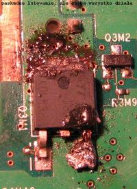 Xbox 360, nie włącza się, zwarcie, dzieło zniszczenia