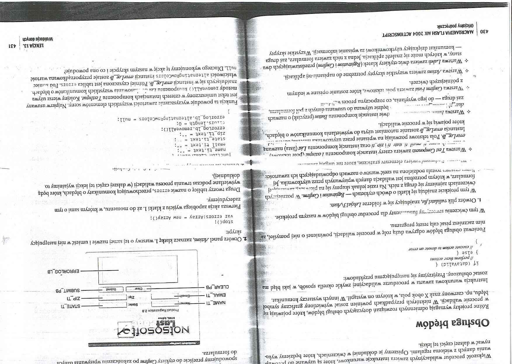Sharp SF 7800 - Jak usunąć białe plamy i zanik tekstu na kopii?