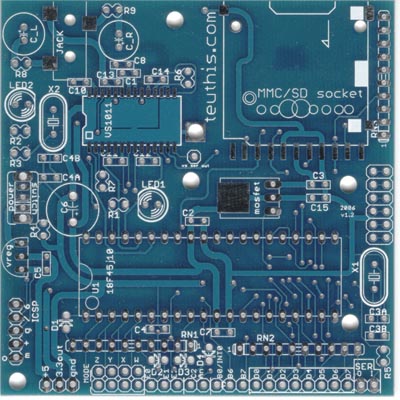 Odtwarzacz MP3 Daisy mikro PIC18F45j10 - prezentacja