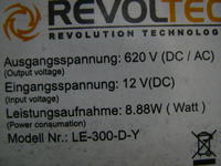 Katody revoltec / spalony inwenter/