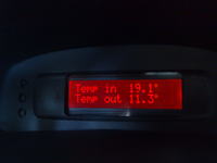 Zegarek i Termometr do samochodu