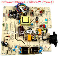 Monitor Acer AL712 - wartości oponików w zasilaczu