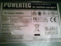 Zasilacz powertec wydaje dziwny dźwięk Zasilacz powertec wydaje dziwny dźwięk