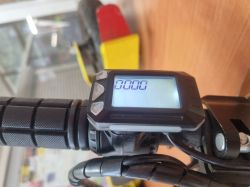 Wyświetlacz hulajnogi Skymaster Neptoon pokazujący kod 0000 po włączeniu.