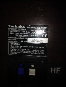 Jak podłączyć zwrotnice do kolumn Technics SB-HD501 6ohm do jednego wejścia?
