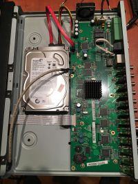 BCS-DVR1601MEA Recorder: No Picture, Swollen Capacitor Replaced, LED & Voltage Issues