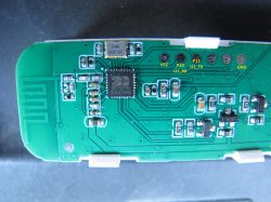 TH01 Sensor PCB with BK7231N Chip Printed circuit board of a temperature and humidity sensor with BK7231N chip.
