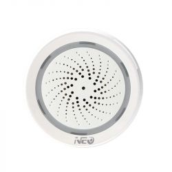 NAS-AB02W6 Ver 2.0 Tuya Siren+Temp+Humidity Sensor: Control LEDs with OpenBK Firmware