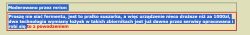 Zrzut ekranu z forum z komentarzem moderatora na temat pralko-suszarki