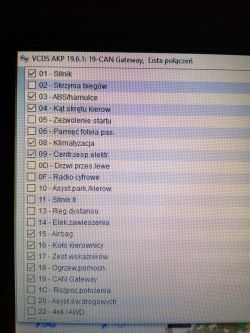 A3 8P Sportback: Wymiana CAN Gateway, kontrolka dachu - jak wyłączyć? Audi/VW, VCDS
