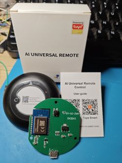 Tuya WiFi IR T1-3S - does the module support OpenBeken? UART logs, chip identification
